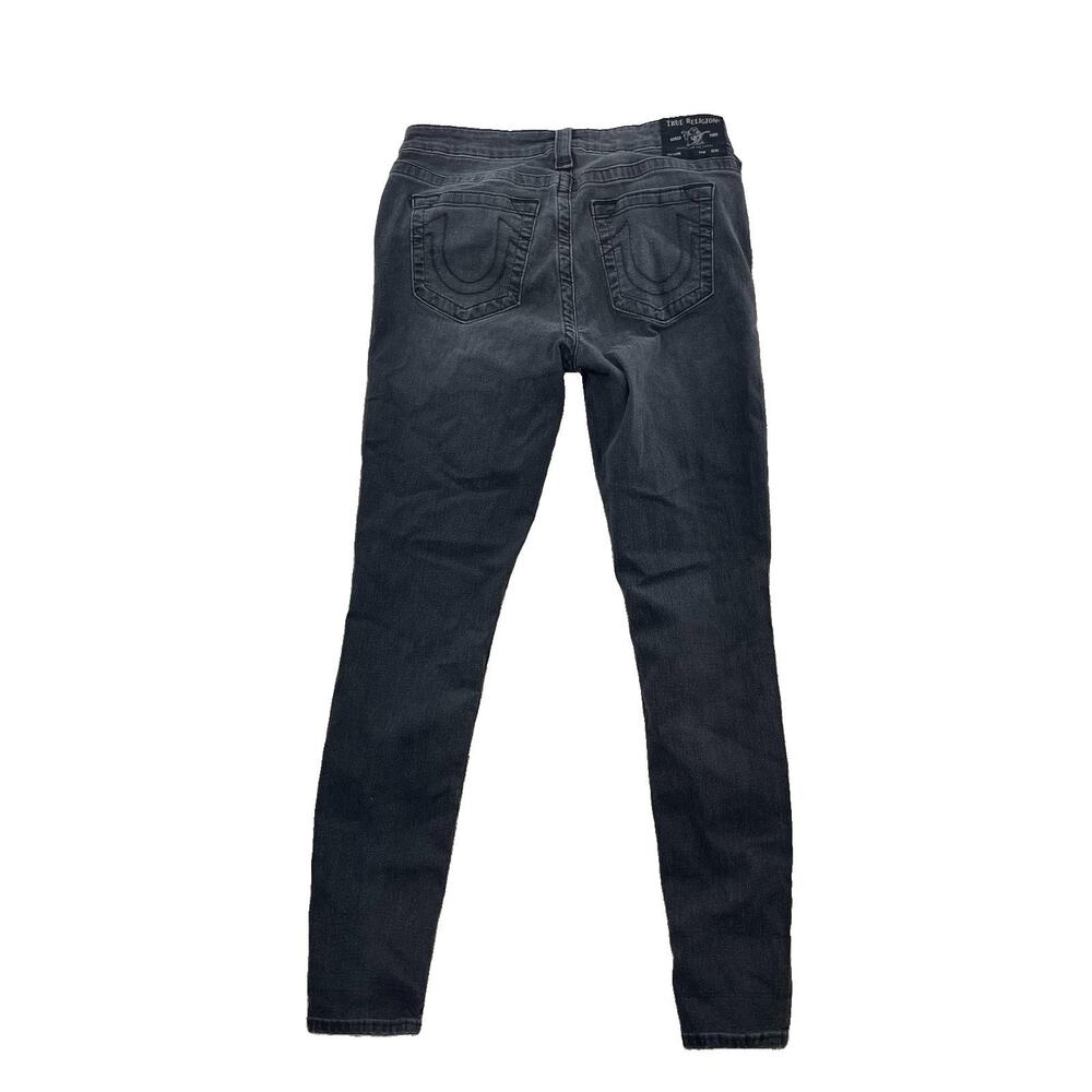 True Religion Halle Jeans Size 30 Women Mdi Rise Super Skinny 28 Inseam G20